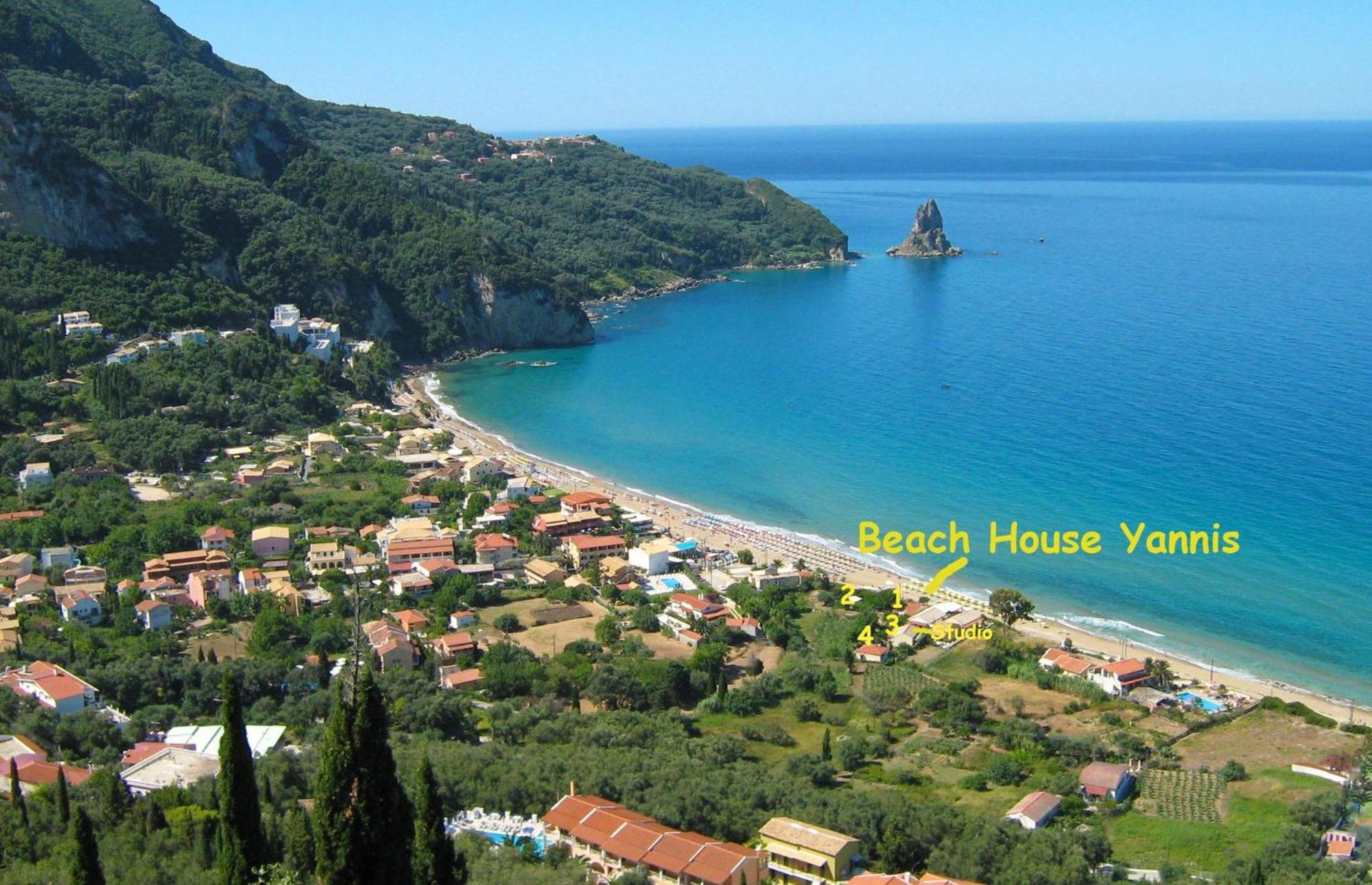 Beach House Yannis 3 In Agios Gordios Beach On Corfu Экстерьер фото